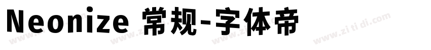 Neonize 常规字体转换